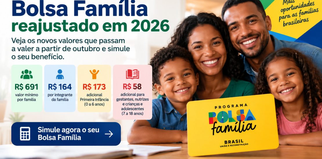 Bolsa Família Novos Valores em Outubro 2026