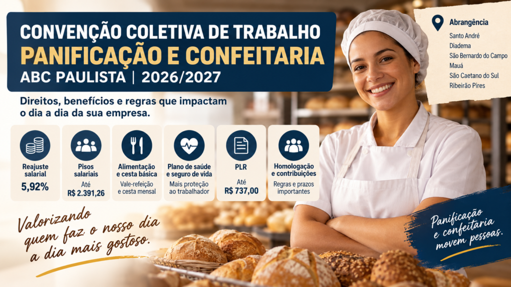 Convenção Coletiva da Panificação ABC Paulista 2026/2027