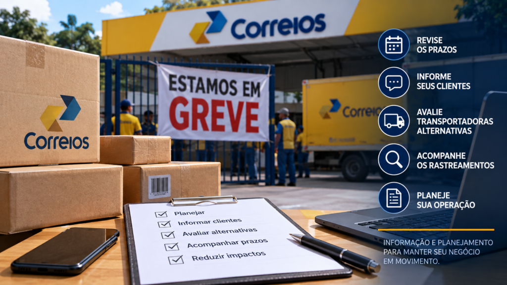 Greve nos Correios: logística em movimento