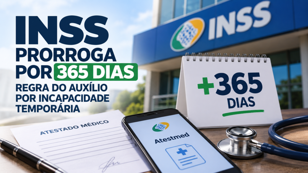 INSS: Prorrogação por 365 Dias
