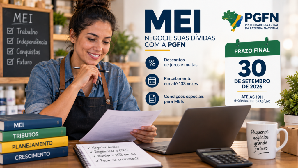 MEI: Negocie Dívidas até 30 de setembro de 2026