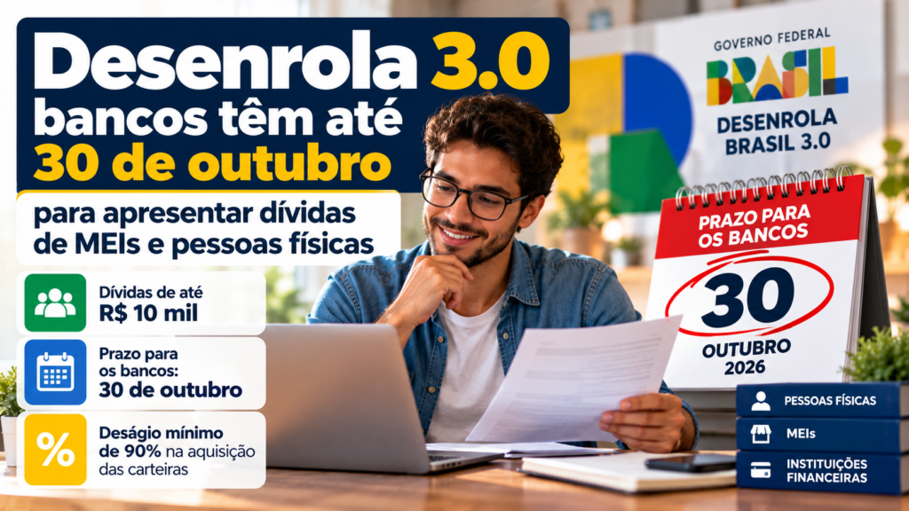Desenrola 3.0: prazo para renegociar dívidas