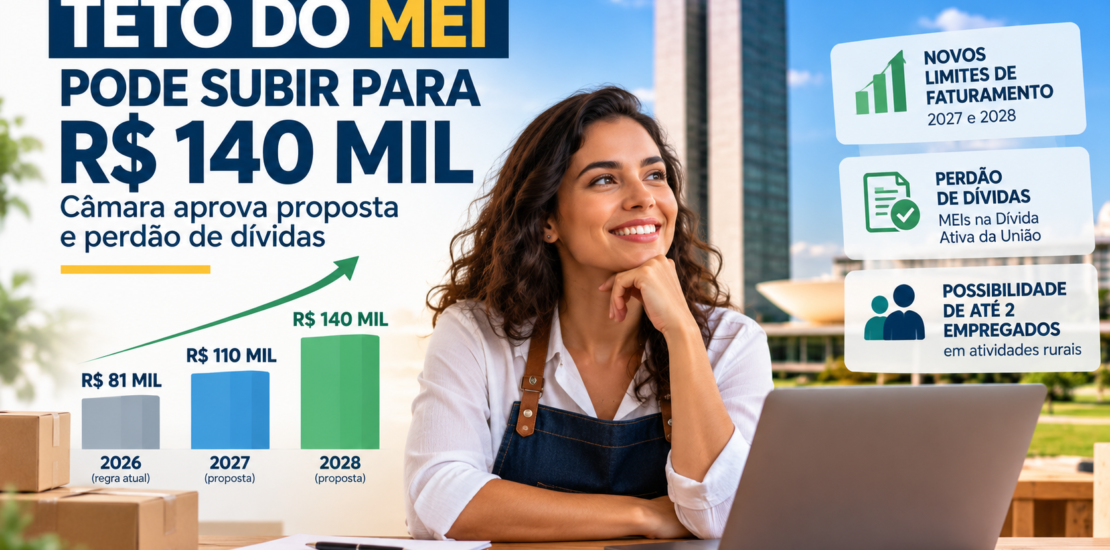 MEI: Teto Pode Subir a R$ 140 Mil